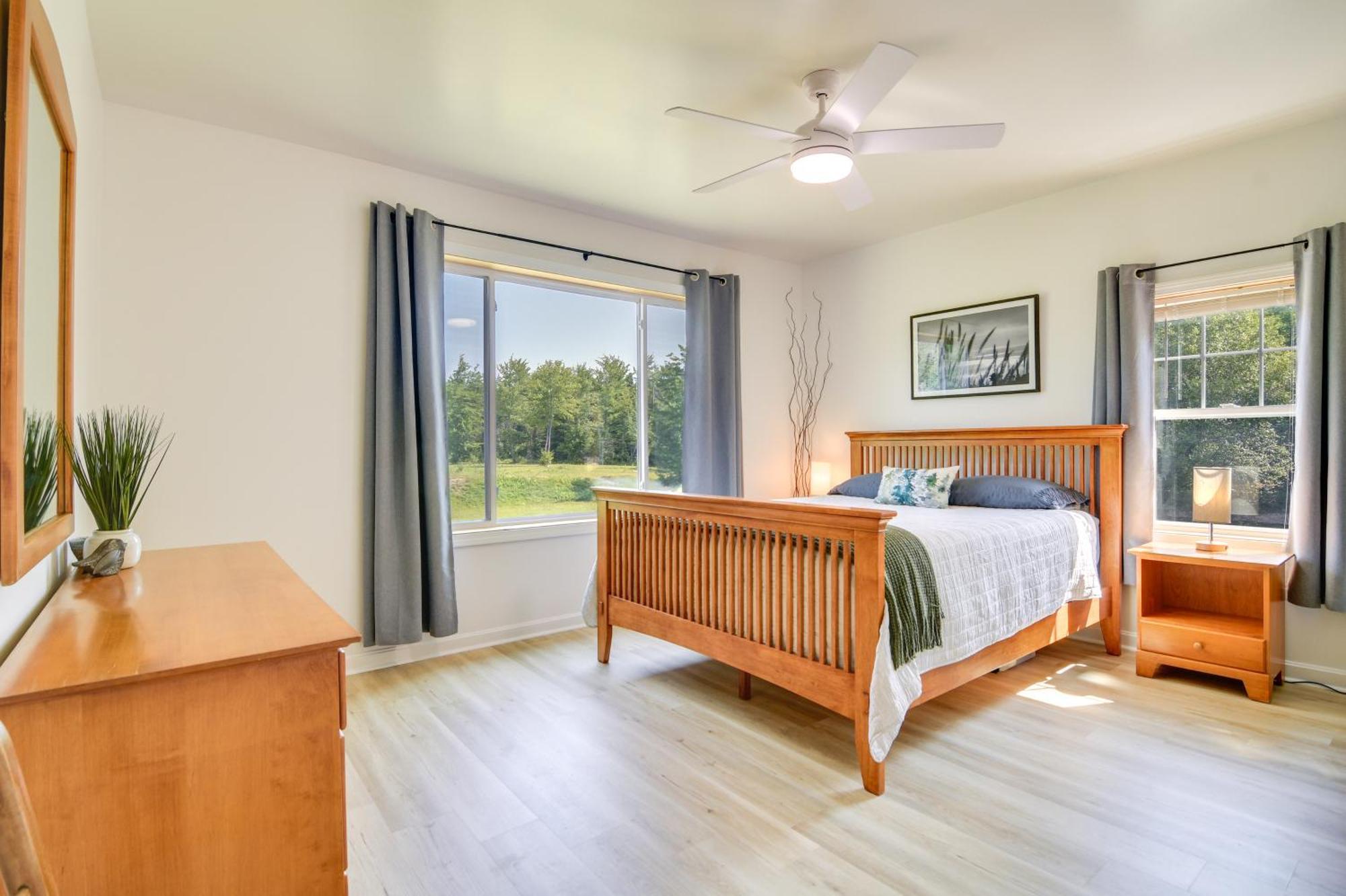 Mountain-View Maine Cabin Ski, Hike And Bike! New Portland Exterior foto