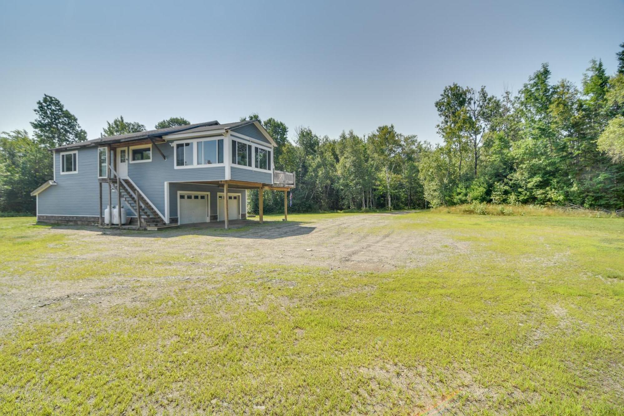 Mountain-View Maine Cabin Ski, Hike And Bike! New Portland Exterior foto