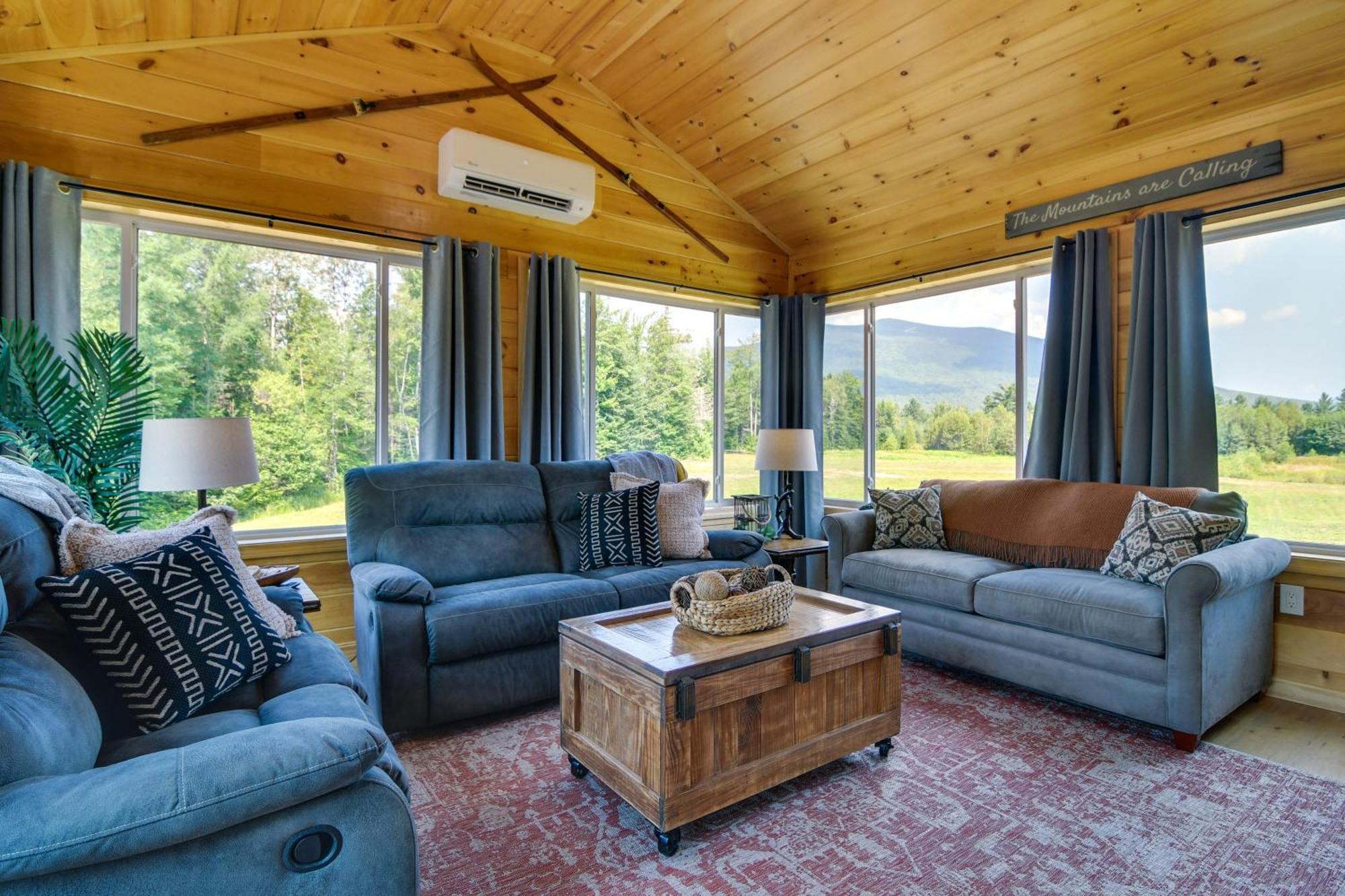 Mountain-View Maine Cabin Ski, Hike And Bike! New Portland Exterior foto