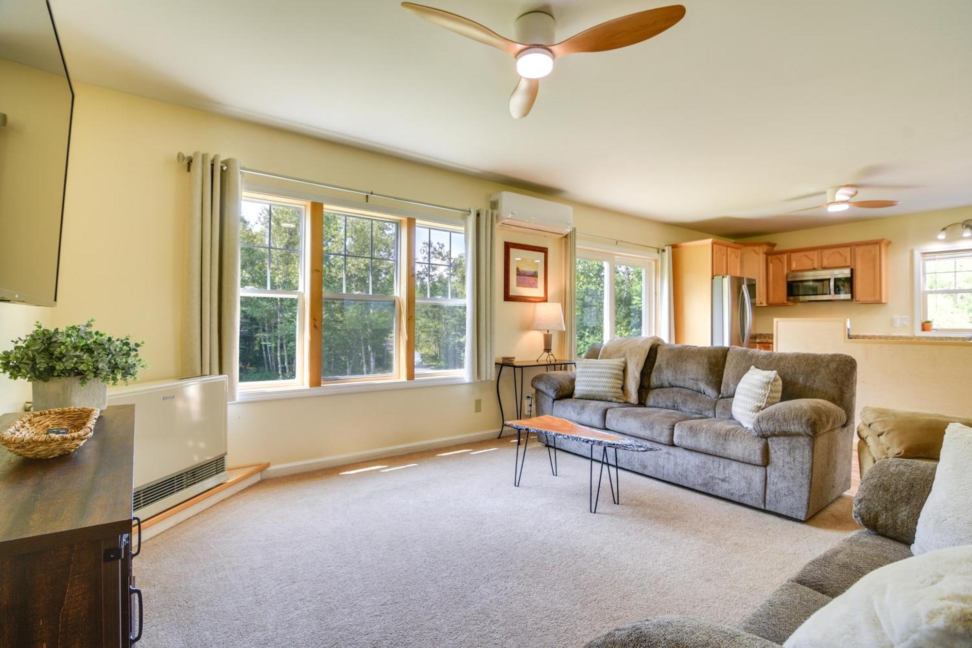 Mountain-View Maine Cabin Ski, Hike And Bike! New Portland Exterior foto