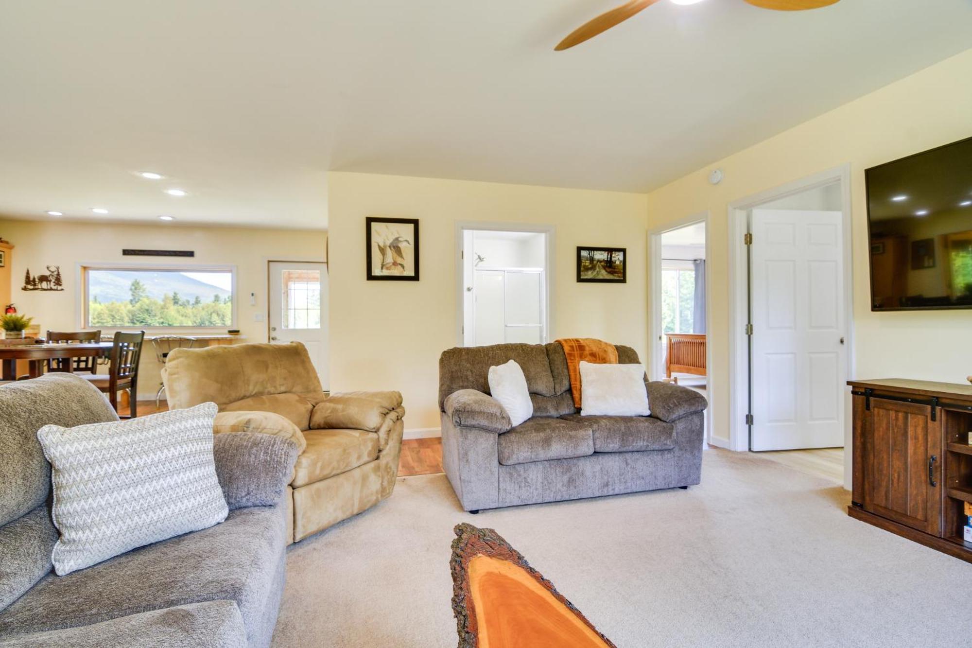 Mountain-View Maine Cabin Ski, Hike And Bike! New Portland Exterior foto